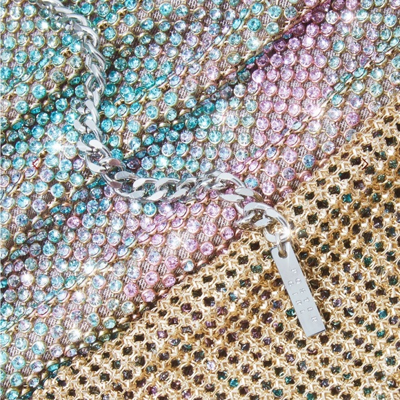 NWOT: Poster Girl: Iridescent Chainmail Winona Skirt - Sz: XS - Picture 5 of 11